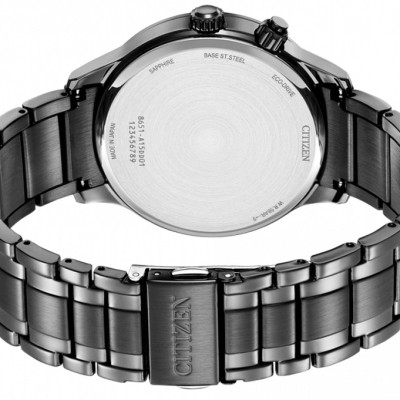 Đồng Hồ Nam Citizen Dây Kim Loại Máy Eco-Drive AP1055-87X - Mặt Xanh (Sapphire)