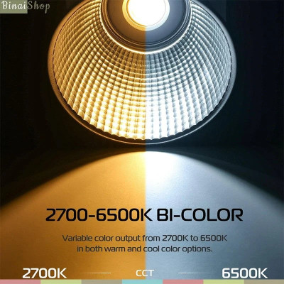 Ulanzi LT005 - Đèn Led Bi-Color Công Suất 60W Màn Hình OLED Hỗ Trợ Quay Phim, Chụp Hình - hàng chính hãng