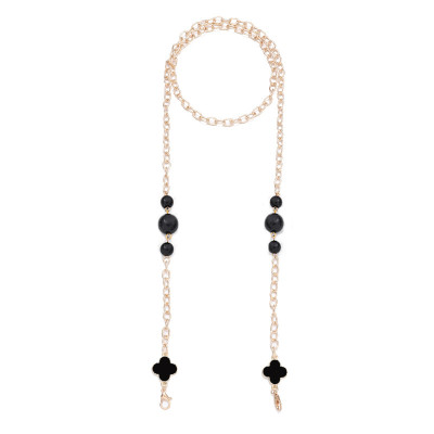 Dây kính glasses chain cỏ bốn lá thời trang dây đeo khẩu trang đeo mặt nạ dây chuyền đeo airpod đeo cổ chống thất lạc