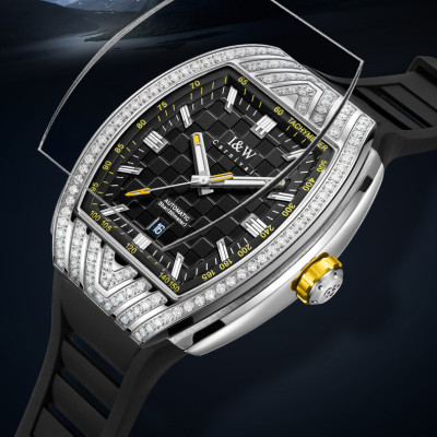 Đồng Hồ Nam I&W Carnival 727G Chính Hãng Full Box Chống Nước Kính Chống Xước Dây Silicon Cao Cấp BH 60T (Máy Cơ Tự Động)