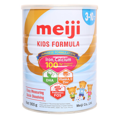 Thực phẩm bổ sung Meiji Kids Formula 900g (Dành cho trẻ từ 3-10 tuổi)