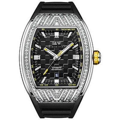 Đồng Hồ Nam I&W Carnival 727G Chính Hãng Full Box Chống Nước Kính Chống Xước Dây Silicon Cao Cấp BH 60T (Máy Cơ Tự Động)