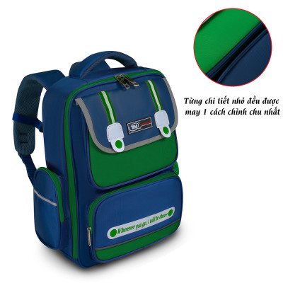 Balo học sinh TNBags Smart Green TN.B 3111, Balo Chống Nước, Bền Màu Hiệu Quả