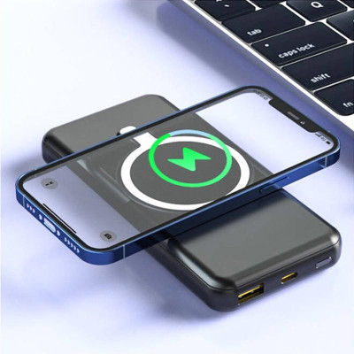 Sạc dự phòng không dây PISSEN PRO Power Station D110-PD-1, 10000mAh, 22.5W ( LS-DY77) hàng chính hãng