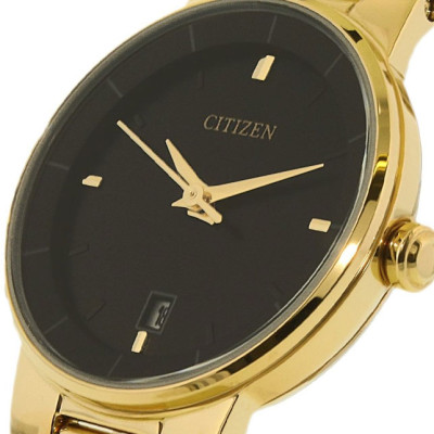 Đồng Hồ Nữ Citizen Dây Thép Không Gỉ EU6012-58E - Mặt Đen