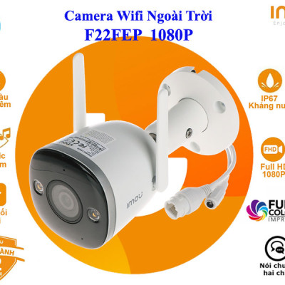 Camera Wifi Imou Bullet 2 pro (2MP) I Phát hiện con người I Tích hợp đèn còi I Đàm thoại I Hàng chính hãng