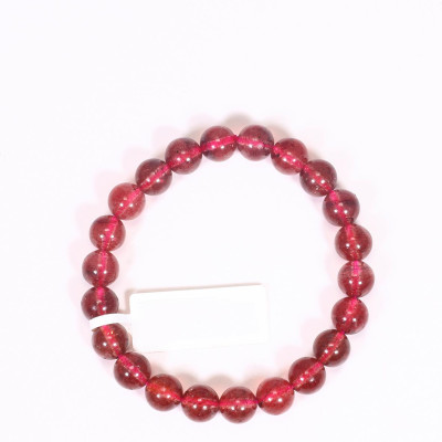 Vòng tay đá thạch anh dâu mệnh hỏa, thổ - Ngọc Quý Gemstones