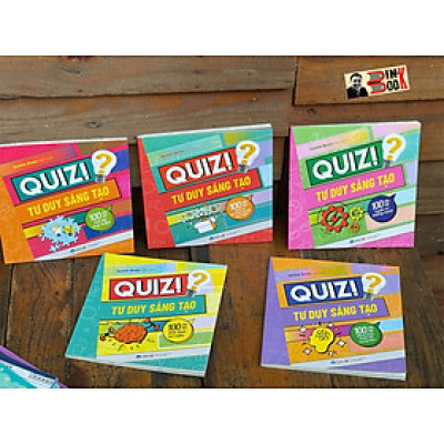 (Combo 5 cuốn) QUIZ TƯ DUY SÁNG TẠO - Nhiều tác giả - EST - bìa mềm