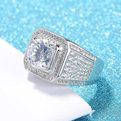 Nhẫn Nam Bạc Hiểu Minh NA549S - Bảo Hành Vĩnh Viễn ( Hàng Chính Hãng )