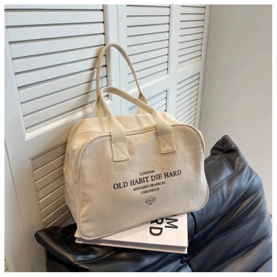 Túi Xách Canvas Thời Trang Đeo Vai – Túi Du Lịch Dung Tích Lớn Đa Năng, Đi Công Tác Ngắn Ngày Cho Nam Nữ - HÀNG CHÍNH HÃNG MINIIN