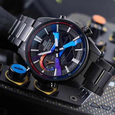 Đồng Hồ Nam Dây Thép Casio Edifice ECB-S100HG-1ADF Chính Hãng - ECB-S100HG-1 Pin Năng Lượng Mặt Trời - Kính Sapphire