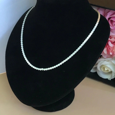 Dây Chuyền Nam Bạc Hiểu Minh DBN025S Bạc Ta 4 chỉ 1 dài 58- 60cm