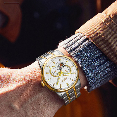 Đồng hồ nam chính hãng IW CARNIVAL IW627G-1 Kính sapphire ,chống xước ,Chống nước 30m ,Bảo hành 24 tháng,Máy cơ (Automatic),dây kim loại thép không gỉ 316L, thiết kế đơn giản dễ đeo