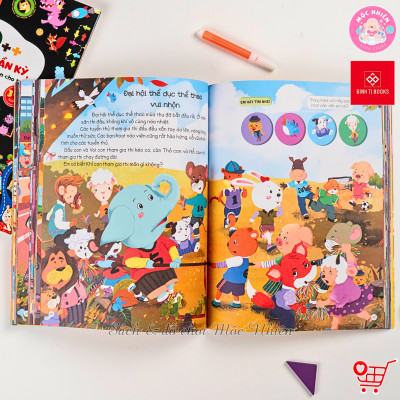 Sách - 140++ trò chơi thần kỳ, phát triển trí não toàn diện - Dành cho trẻ 3-9 tuổi - Đinh Tị Books