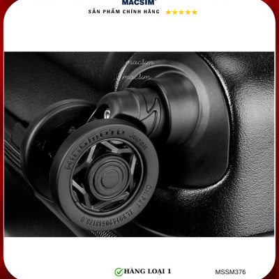 Vali cao cấp Macsim Smooire MSSM376 cỡ 24 inch màu đen - Hàng loại 1