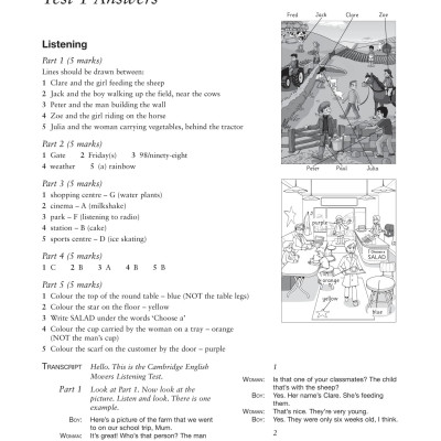 Cambridge English Young Learners 2 for Revised Exam from 2018 Movers Answer Booklet: Authentic Examination Papers