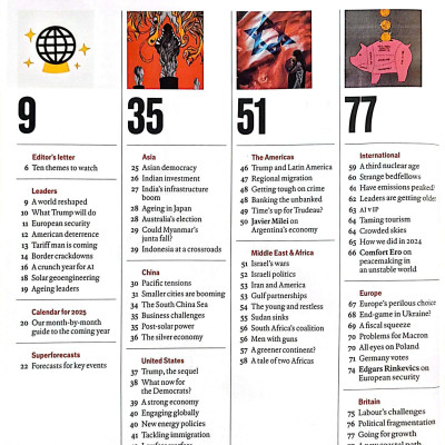 Tạp chí tiếng Anh - The World Ahead 2025 mới nhất - The Economist