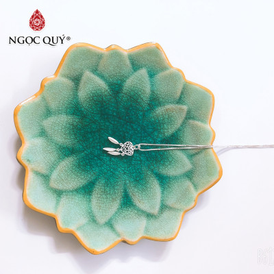 Dây chuyền bạc mặt dreamcatcher hình trái tim - Ngọc Quý Gemstones