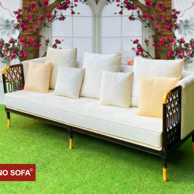 Bộ sofa Khung đồng Nệm Cao Cấp Juno Sofa dài 2m