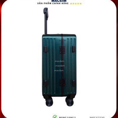 Vali cao cấp Macsim SMLV2230 cỡ 20 inch màu xanh đậm ( dark green)- Hàng loại 1