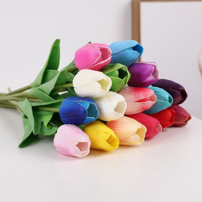 Hoa tulip giả - hoa tulip đủ màu - dài 30cm - Cây giả, hoa lụa Decor trang trí nhà cửa