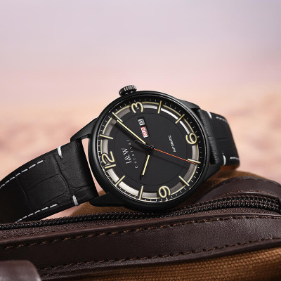 Đồng Hồ Nam I&W CARNIVAL 578G1 Chính Hãng Full Box Chống Nước Kính Chống Xước Dây Da Cao Cấp BH 24T (Máy Cơ Tự Động)