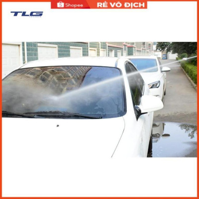 Bộ dây tăng áp 3 lần vòi xịt nước rửa xe, tưới cây loại 20m (cút nhựa nối nhựa đen 713-2) 206843