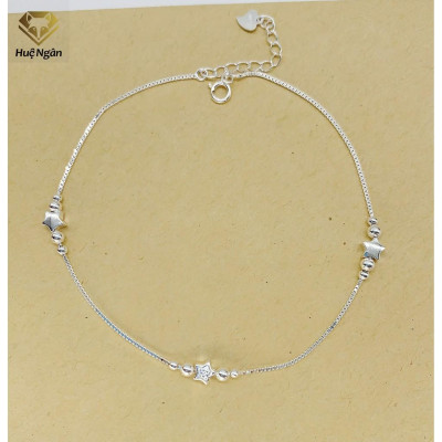 Lắc chân bạc Ý 925 Huệ Ngân - Ngôi sao may mắn RYBJ50118