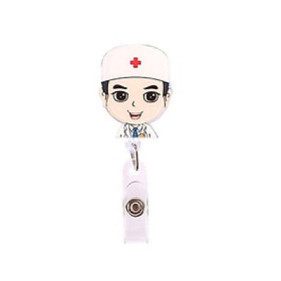 Dây Đeo Thẻ Tên Dễ Thương Đeo Biển Tên Bác Sĩ, Điều Dưỡng, Y tá, Gắn Túi Áo Có Dây Kéo Dài, Tiện Dụng. TakyHome 5950