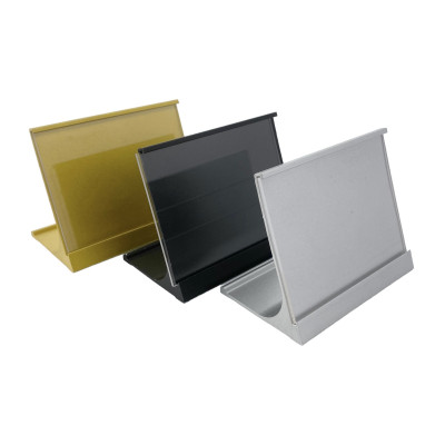 Bảng thông tin để bàn nhôm Enter AL31 100x75mm, Khung thông tin sản phẩm, Khung bảng giá, Kệ trưng bày để bàn