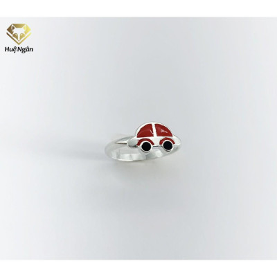 Nhẫn bạc Ý 925 Huệ Ngân - Little Car TJ029 (li tay nhỏ)