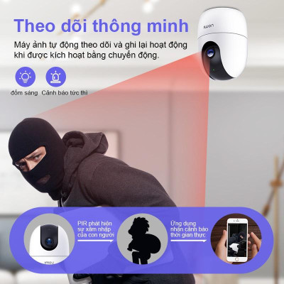 Camera IMOU Wifi A22EP 2MP, A32EP 3MP, A42P 4MP xoay 360 độ đàm thoại 2 chiều - TRANGIATELECOM Hàng chính hãƞg Hàng nhập khẩu