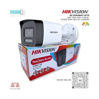 Camera Hikvision 2.0Mp full color tích hợp MIC  sử dụng với đầu ghi hình . DS-2CE16D0T-LTS, DS-2CE78D0T-LTS, DS-2CE17D0T-LTS - Hàng chính hãng