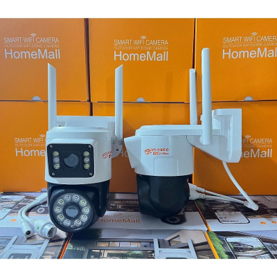 Camera WiFi Yoosee 2 Mắt Ngoài Trời, Xem 2 Màn Hình Cùng Lúc, Giám Sát Ngoài Trời Chống Nước IP66 - Hàng nhập Khẩu