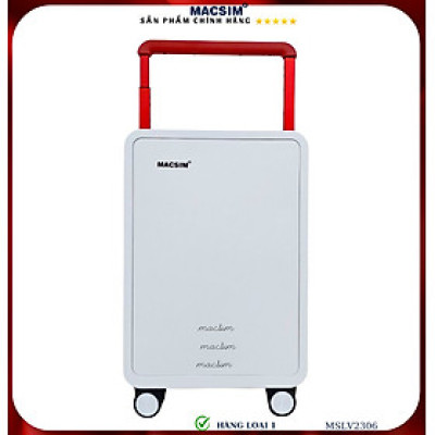 Vali cao cấp Macsim SMLV2306 cỡ 20 inch màu trắng - Hàng loại 1