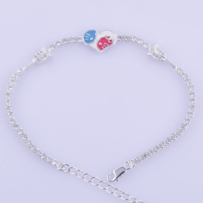 Lắc tay bạc nữ S925 Italia Bạc Xinh LTX16