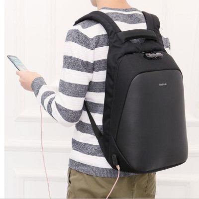 Ba lô nam thời trang đa năng tích hợp chế độ chống trộm cao cấp + sạc USB tiện dụng và siêu chống thấm nước(15,6")