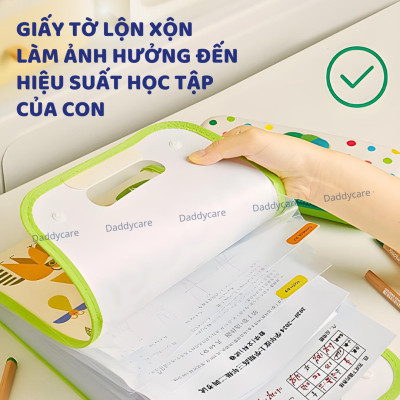 Túi Đựng Tài Liệu nhiều ngăn Mideer Accordion Folder cho bé cầm tay tiện lợi