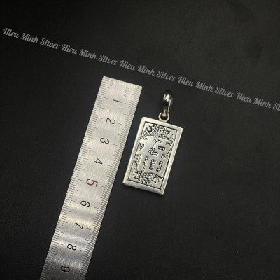 Mặt Dây Chuyền Nam Nữ Bạc Hiểu Minh MDN029s đựng bùa