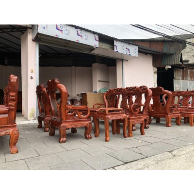 Bộ bàn ghế quốc đào tay 12 - NỘI THẤT BÌNH LONG 0988-352-210