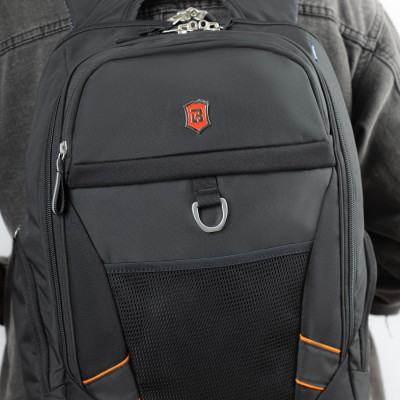 Ba lô Laptop LUGBRO CITY 2 (Đen lưới)