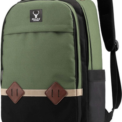 Combo Balo Thời Trang Hàn Quốc PRAZA - BL167 (Xanh Lá phối Đen) Và Túi Đeo Chéo PRAZA - DC095 (Đen)