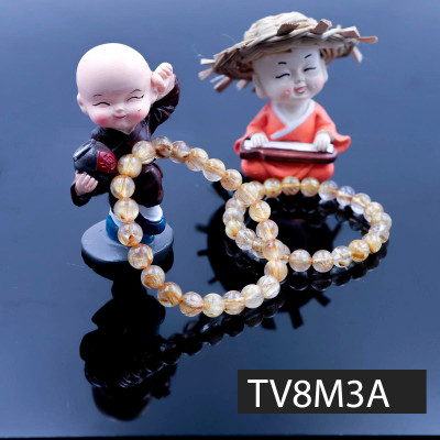 Vòng tay Đá Thạch anh Tóc Vàng by Anqlo Lusso 8mm-3A