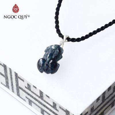 Mặt dây chuyền tỳ hưu sapphire mệnh thủy, mộc - Ngọc Quý Gemstones