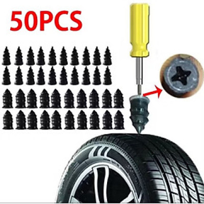 BỘ 50 CÁI ĐINH VÍT VÁ LỐP KHÔNG SĂM XE MÁY ÔTÔ XE ĐIỆN THUẬN TIỆN CHO MỌI GIA ĐÌNH MẪU MỚI 