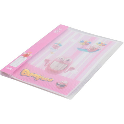 File Lá A4 Deli - EZ55002/EZ55102/EZ55202 Bằng Nhựa - Giao Mẫu Ngẫu Nhiên