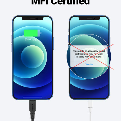 Cáp Acefast USB-C to Light.ning dài 0.3m - DC3-01 Hàng chính hãng Acefast