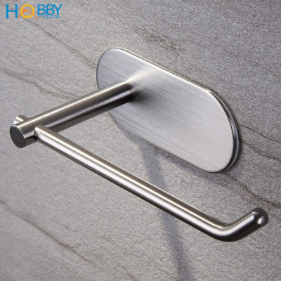 Kệ treo cuộn giấy vệ sinh inox 304 dán tường Hobby Home Decor G8