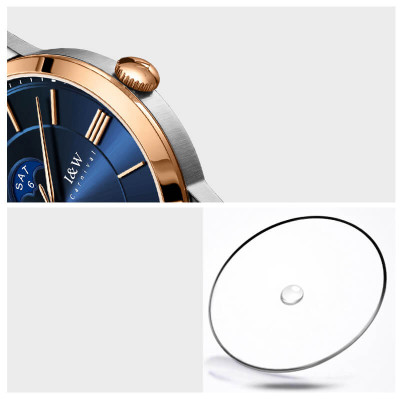 Đồng hồ nam chính hãng IW CARNIVAL IW528G-5 Kính sapphire ,chống xước,Chống nước ,Bảo hành 24 tháng,Máy cơ (Automatic),Dây da Kim loại Thép không gỉ 316L