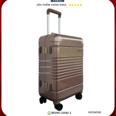 Vali cao cấp Macsim Smooire MSSM368cỡ 20 inch màu gold - Hàng loại 1